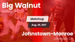 Matchup: Big Walnut vs. Johnstown-Monroe  2017