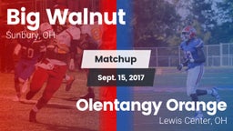 Matchup: Big Walnut vs. Olentangy Orange  2017