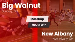 Matchup: Big Walnut vs. New Albany  2017