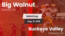 Matchup: Big Walnut vs. Buckeye Valley  2018