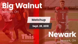 Matchup: Big Walnut vs. Newark  2018