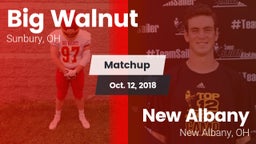 Matchup: Big Walnut vs. New Albany  2018