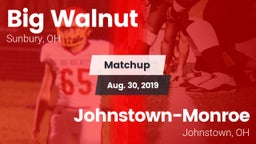 Matchup: Big Walnut vs. Johnstown-Monroe  2019