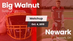 Matchup: Big Walnut vs. Newark  2019