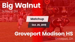 Matchup: Big Walnut vs. Groveport Madison HS 2019