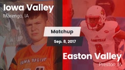 Matchup: Iowa Valley vs. Easton Valley  2017