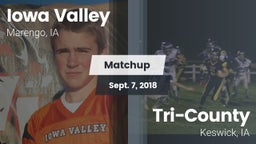 Matchup: Iowa Valley vs. Tri-County  2018