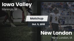 Matchup: Iowa Valley vs. New London  2018