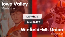 Matchup: Iowa Valley vs. Winfield-Mt. Union  2019