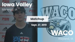 Matchup: Iowa Valley vs. WACO  2019