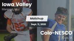 Matchup: Iowa Valley vs. Colo-NESCO  2020