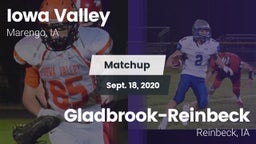 Matchup: Iowa Valley vs. Gladbrook-Reinbeck  2020