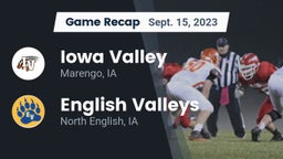 Recap: Iowa Valley  vs. English Valleys  2023