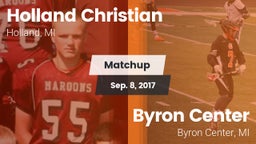 Matchup: Holland Christian vs. Byron Center  2017