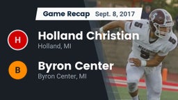 Recap: Holland Christian  vs. Byron Center  2017