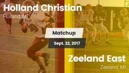 Matchup: Holland Christian vs. Zeeland East  2017
