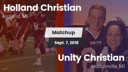 Matchup: Holland Christian vs. Unity Christian  2018