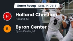 Recap: Holland Christian vs. Byron Center  2018