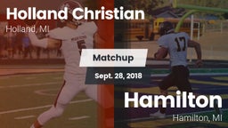 Matchup: Holland Christian vs. Hamilton  2018