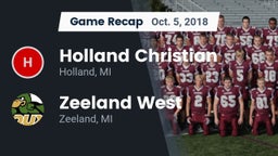 Recap: Holland Christian vs. Zeeland West  2018