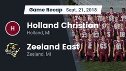Recap: Holland Christian vs. Zeeland East  2018