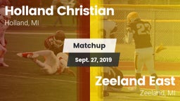 Matchup: Holland Christian vs. Zeeland East  2019