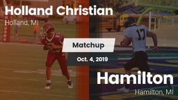 Matchup: Holland Christian vs. Hamilton  2019