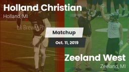 Matchup: Holland Christian vs. Zeeland West  2019