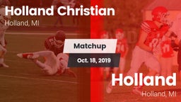 Matchup: Holland Christian vs. Holland  2019