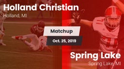 Matchup: Holland Christian vs. Spring Lake  2019