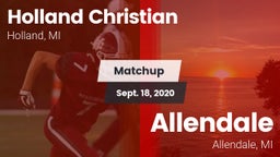 Matchup: Holland Christian vs. Allendale  2020