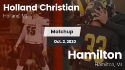Matchup: Holland Christian vs. Hamilton  2020