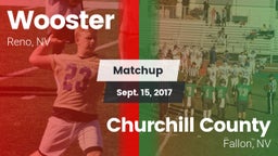 Matchup: Wooster vs. Churchill County  2017