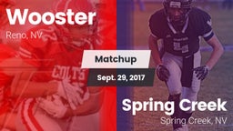 Matchup: Wooster vs. Spring Creek  2017