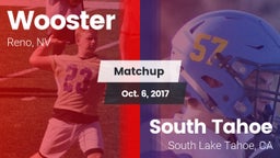 Matchup: Wooster vs. South Tahoe  2017