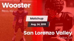 Matchup: Wooster vs. San Lorenzo Valley  2018