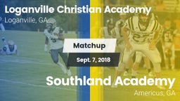 Matchup: Loganville Christian vs. Southland Academy  2018