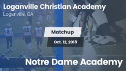 Matchup: Loganville Christian vs. Notre Dame Academy 2018