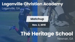 Matchup: Loganville Christian vs. The Heritage School 2018
