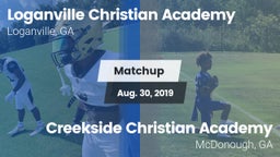 Matchup: Loganville Christian vs. Creekside Christian Academy 2019