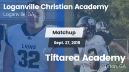 Matchup: Loganville Christian vs. Tiftarea Academy  2019