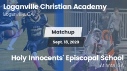 Matchup: Loganville Christian vs. Holy Innocents' Episcopal School 2020