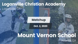 Matchup: Loganville Christian vs. Mount Vernon School 2020