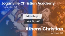Matchup: Loganville Christian vs. Athens Christian  2020