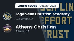 Recap: Loganville Christian Academy  vs. Athens Christian  2021