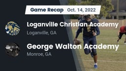 Recap: Loganville Christian Academy  vs. George Walton Academy  2022