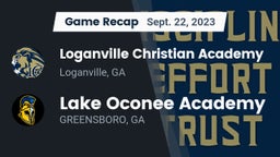 Recap: Loganville Christian Academy vs. Lake Oconee Academy 2023
