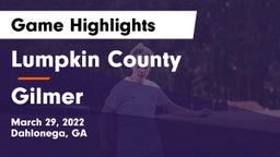 Lumpkin County  vs Gilmer  Game Highlights - March 29, 2022