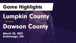 Lumpkin County  vs Dawson County  Game Highlights - March 28, 2023