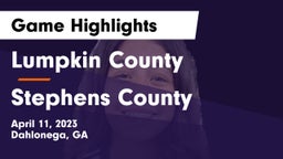 Lumpkin County  vs Stephens County  Game Highlights - April 11, 2023